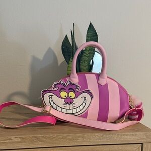 Loungefly Disney Alice In Wonderland Cheshire Cat Applique Bag